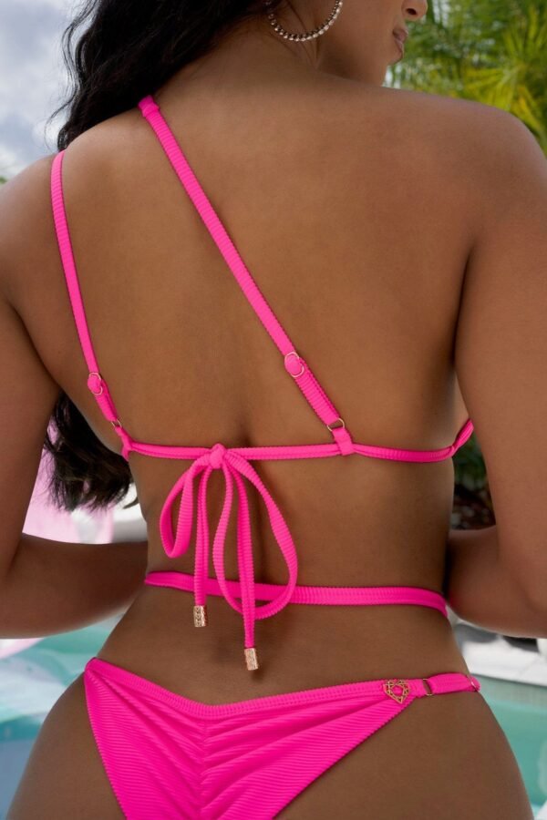 Amber Top Neon Pink Ribbed - Image 3